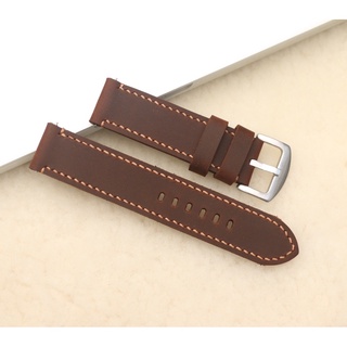 Dây Đồng Hồ Da Bò Sáp 2 Lớp Handmade
