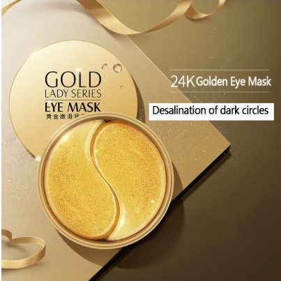 Hộp 60 miếng mặt nạ mắt dưỡng ẩm giảm thâm, chống lão hóa Images GOLD Lady Series