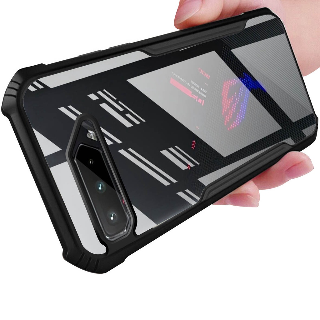 Ốp Điện Thoại Acrylic Trong Suốt Cho ASUS ROG Phone 5 6 5s Pro 3 I005DA I005DB ZS673KS ROG Phone 5s ULTIMATE no Yaiba ZS676KS