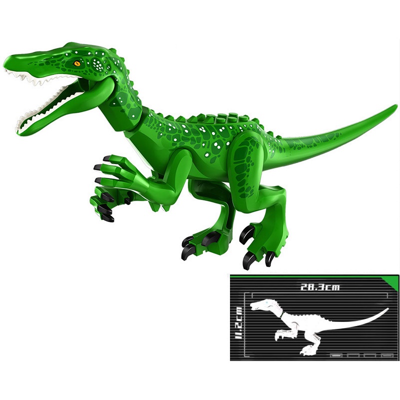 5styles Jurassic Park Dinosaur Baryonyx Figures Building Blocks Toy Assemble Kids Toys