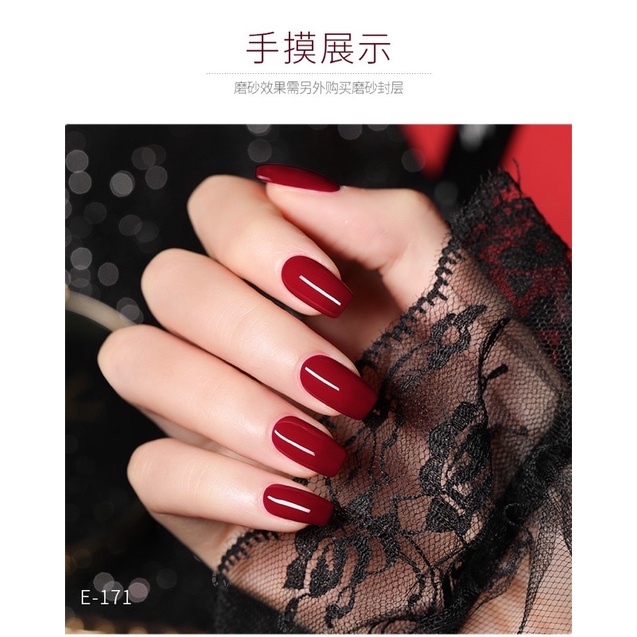 Sơn móng tay, sơn gel uv Angels chuỗi màu đỏ H5