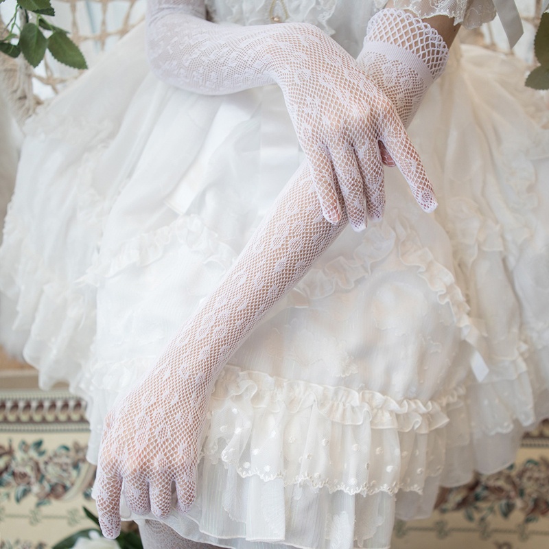 Găng Tay Chống Nắng Siêu Mỏng Co Giãn Chống Tia UV Màu Đen Thời Trang Mùa Hè Cho Nữ