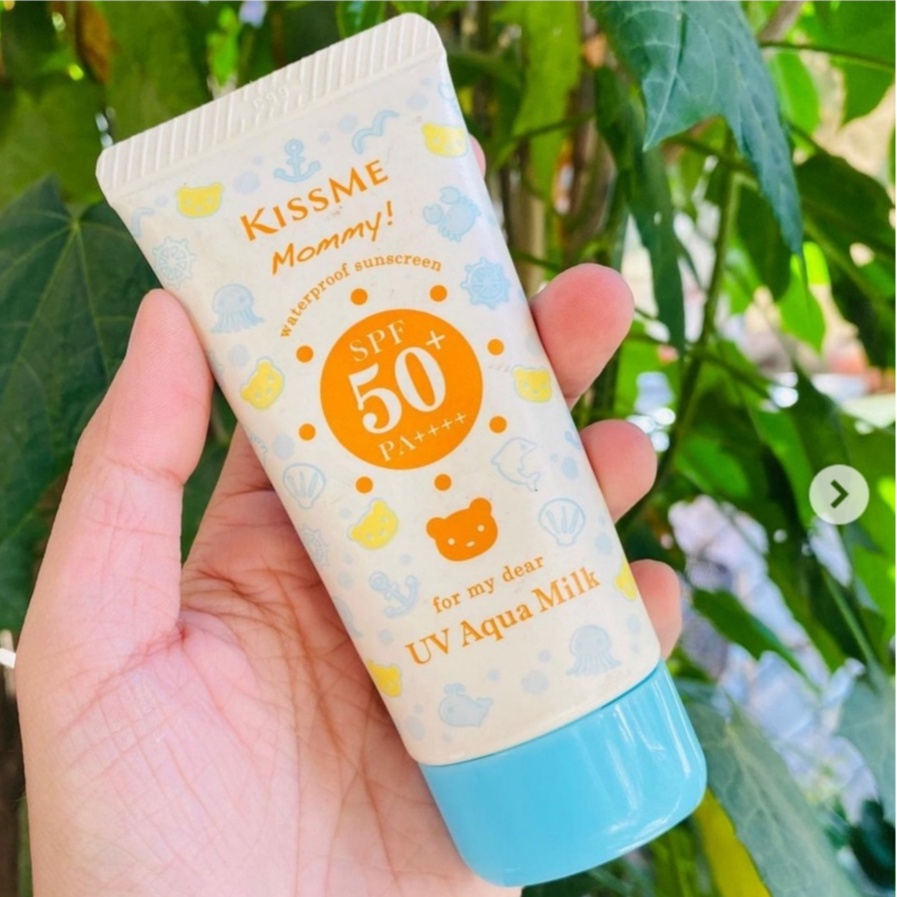 Kem chống nắng Kissme Mommy 50g cho da nhạy cảm và cho bé từ 6 tháng tuổi