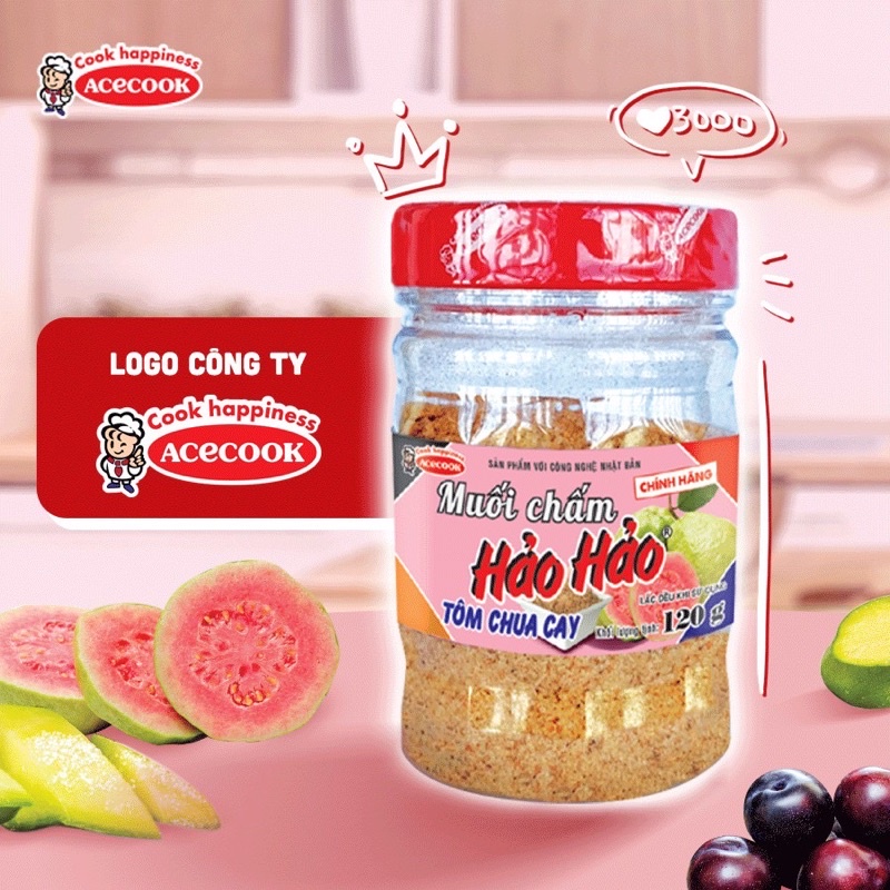 Muối chấm Hảo Hảo tôm chua cay 120g