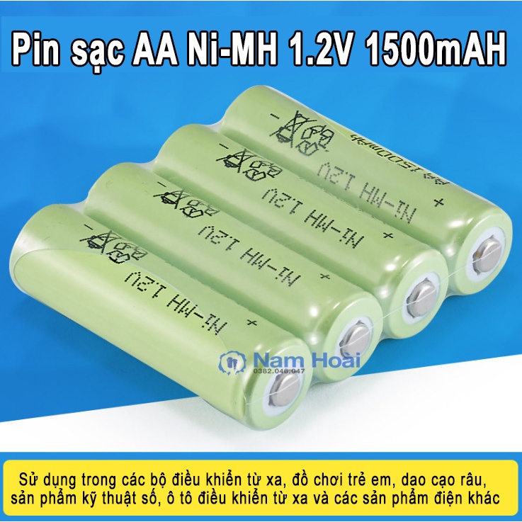 Pin sạc BMAX AA/AAA Ni-MH 1200, 1500 mAh 1,2V