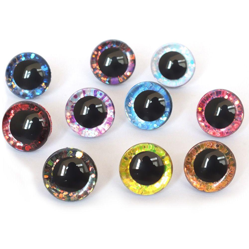 LAYOR1 Mắt 3D 14 / 16 / 18 / 20 / 25mm Với Vòng Đệm Cứng Cho Mắt Và Lông Mi