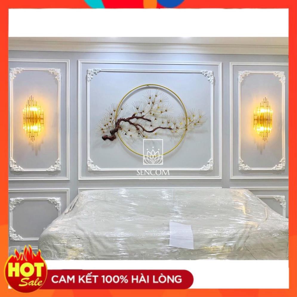 Free Ship Hàng Chính Hãng Tranh Sắt Treo Tường Nghệ Thuật, Tranh Decor Trang Trí Cây Tùng Mã 610