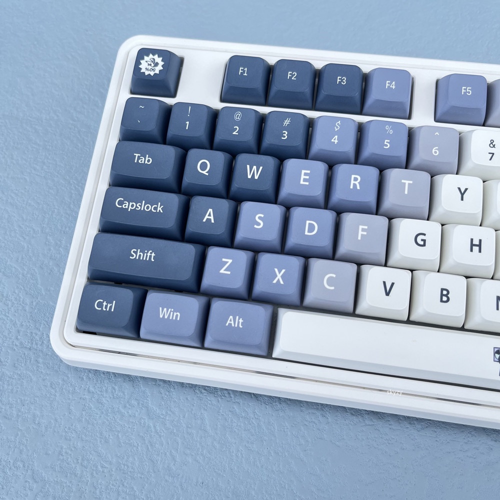 127 Phím Stray Dog Keycaps XDA Hồ sơ Gradient Phim hoạt hình Anime PBT DYE SUB Bàn phím cơ học Keycap