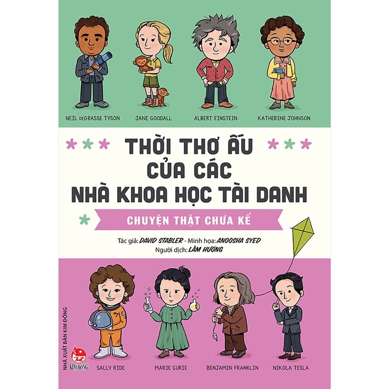 Sách-Thời thơ ấu của các nhà khoa học tài danh - Chuyện thật chưa kể