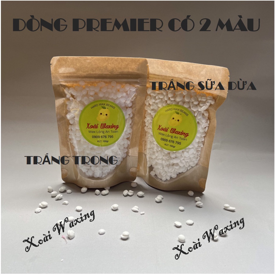 Sáp wax lông cao cấp siêu bám  Sáp dừa sữa coconut & trong suốt starsoft