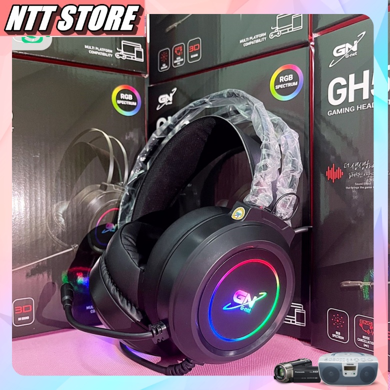 Tai nghe Game JRS chụp tai có mic Jack Cắm USB âm thanh 71 Fullbox  bass cực hay -  NTT Store