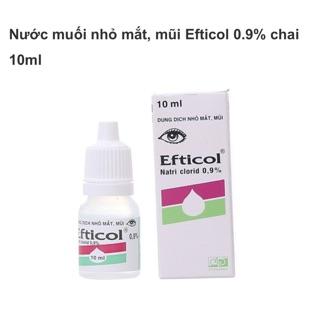 Nước Muối Sinh Lý Nhỏ Mắt Mũi Efticol
