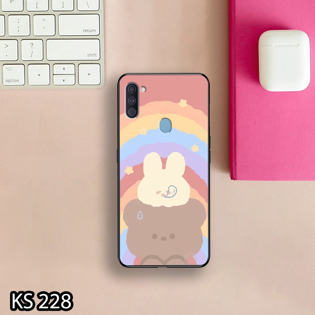 Ốp lưng Samsung M02/M10/M11/M20 in hình Gấu nhỏ siêu đẹp, độc, lạ_KINGSTORE.HN_Ốp SS