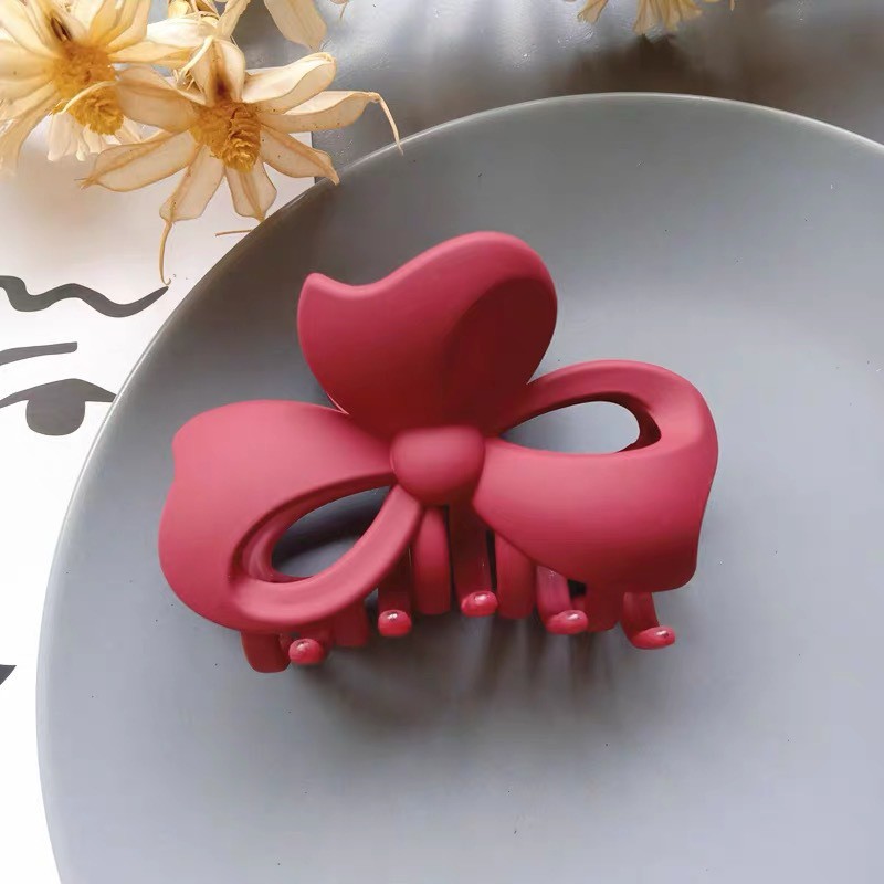 Kẹp tóc càng cua nữ MẪU HÌNH NƠ siêu kute phong cách hàn quốc
