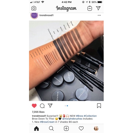 Set 5 món fullsize Morphe cho chân mày