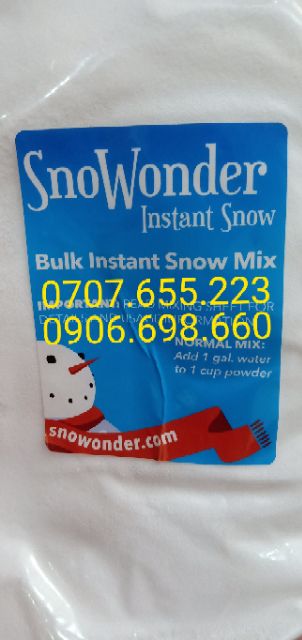 Tuyết SnoWonder 10gr ( có clip tuyết nở) chính hãng 100% USA