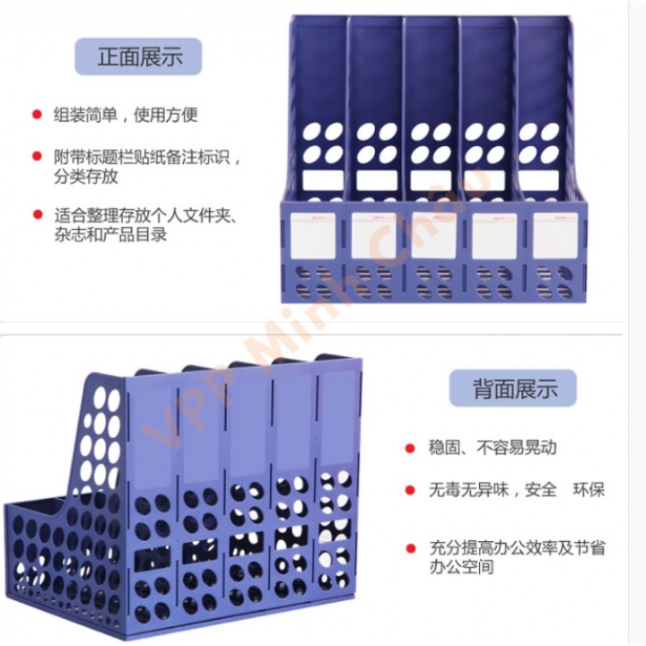 Khay Đựng Tài Liệu 5 Ngăn Deli 9838