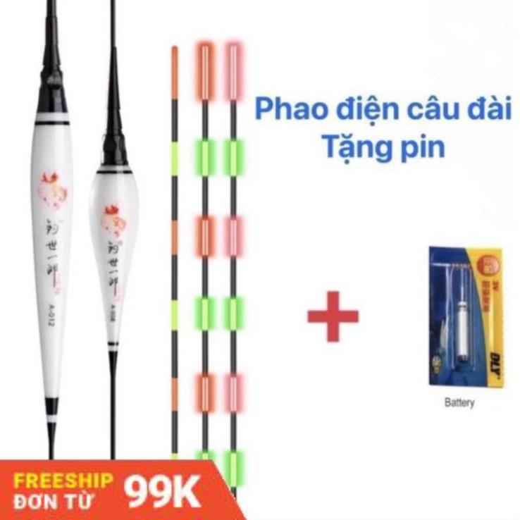 Phao điện câu đài câu đêm ( Tặng Pin )