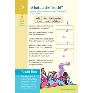 Sách Summer Brain Quest 3 - Get ready for 3rd grade ( Chuẩn bị vào lớp 3 dành cho bé từ 7 - 8 tuổi )