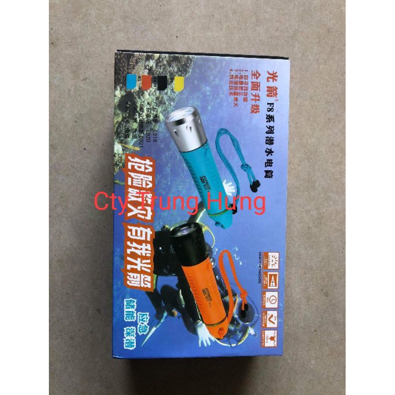 Đèn pin lặn biển chuyên nghiệp. Hàng loại 1