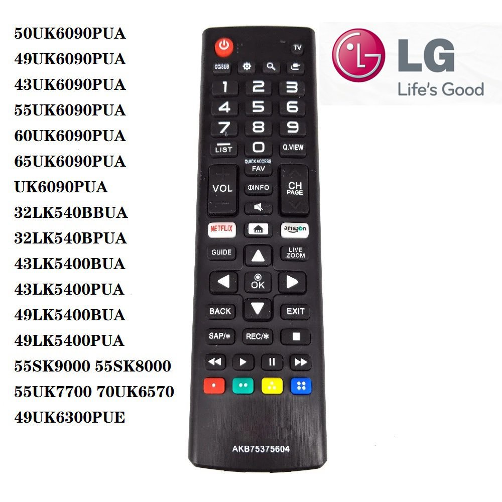 Điều khiển từ xa thay thế mới AKB75375604 Dành Cho LG Smart TV50UK6090PUA 49UK6090PUA 43UK6090PUA 55