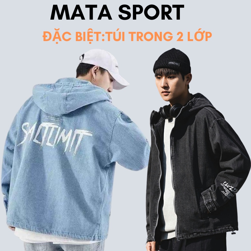 ÁO KHOÁC JEAN NAM CÓ NÓN MẪU MỚI 2021 CỰC HOT Limit là chất lượng cao