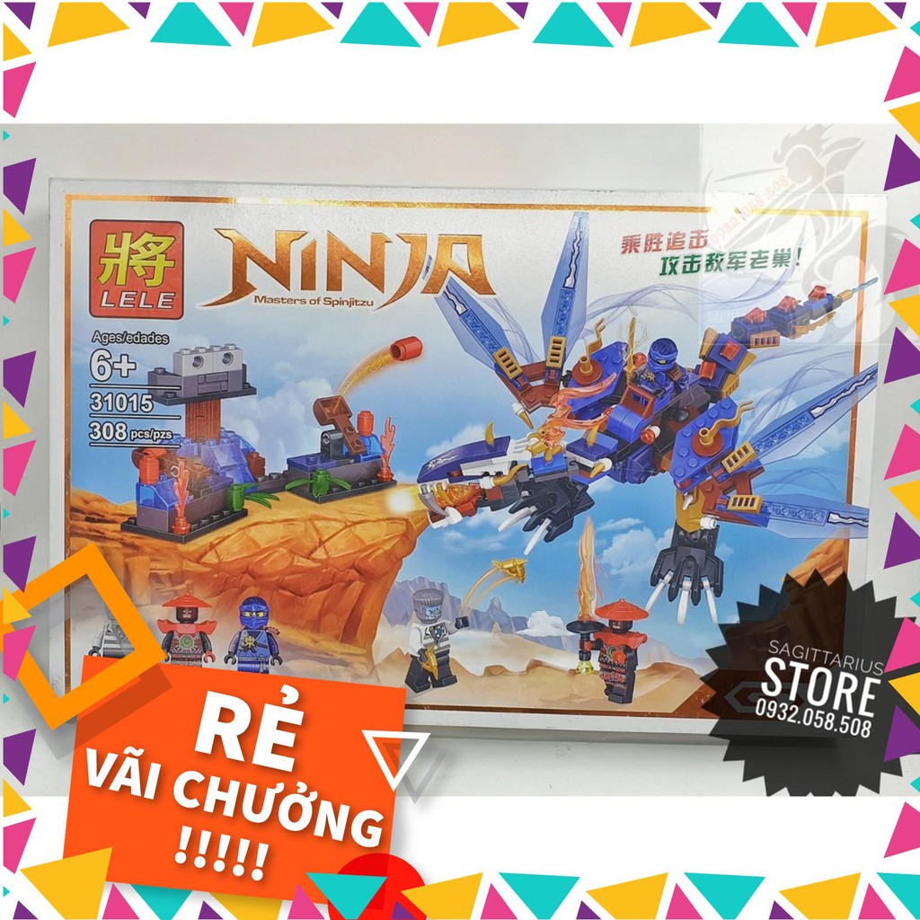 Lego NinjaGo LELE-31015 Lắp Ráp Rồng Băng