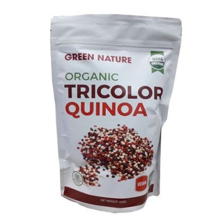 Hạt diêm mạch 3 màu hữu cơ 500g green nature