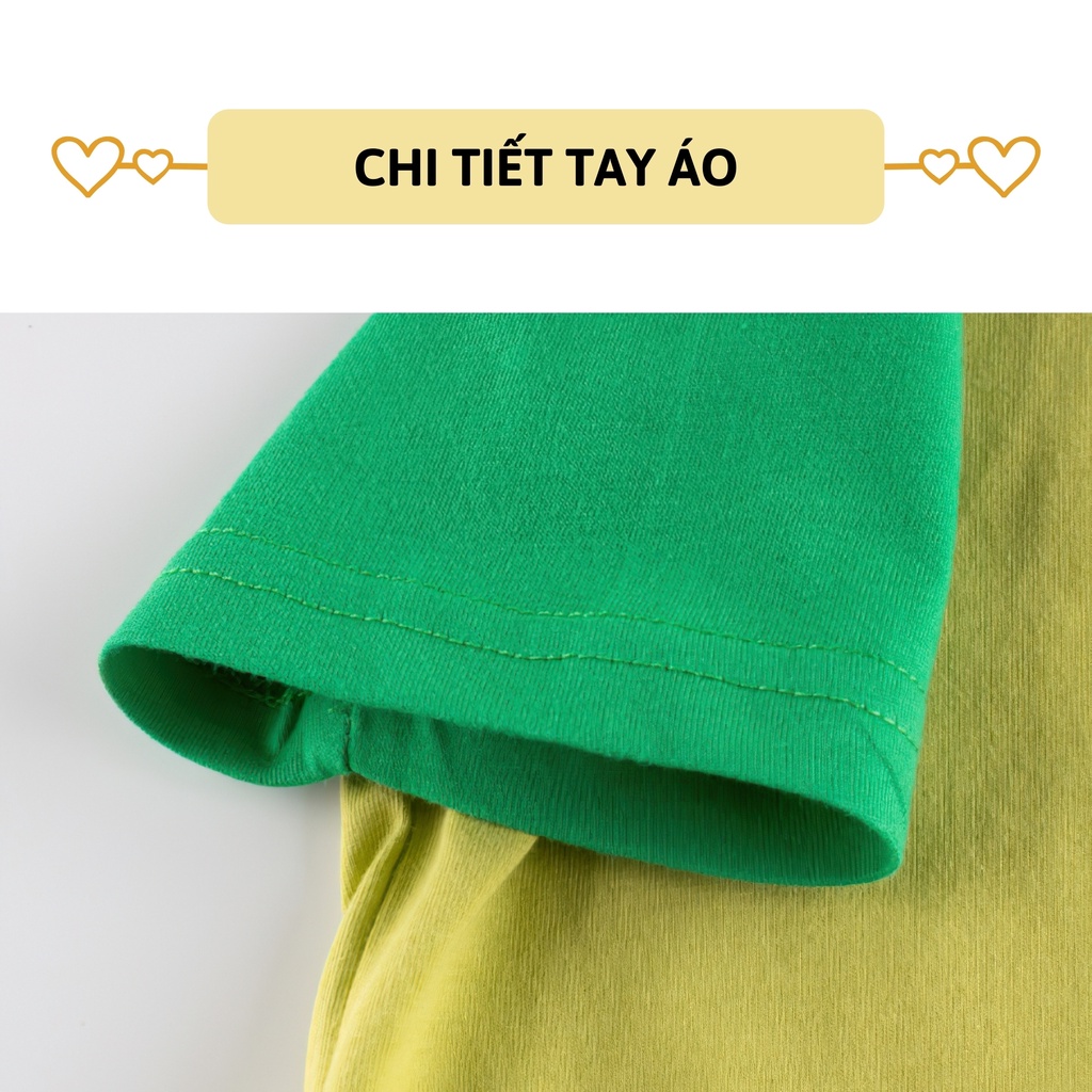 Áo thun bé gái ngắn tay 27Kids 27Home áo cộc nữ 100% Cotton cho trẻ từ 2-10 tuổi GSTS9