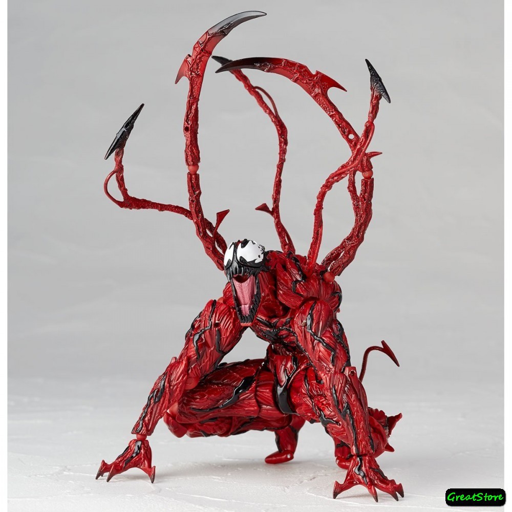 ( CHẤT, HÀNG CÓ SẴN ) MÔ HÌNH CARNAGE THE AMAZING SPIDER MAN PHONG CÁCH YAMAGUCHI FIGMA CỬ ĐỘNG ĐƯỢC