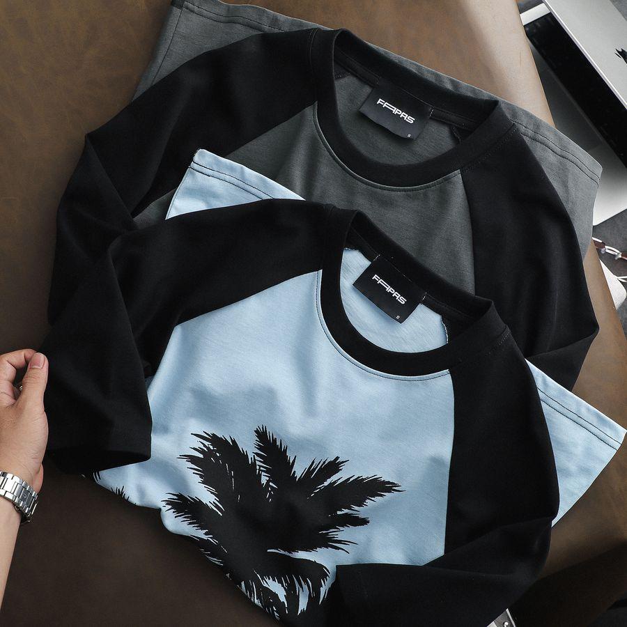 Áo Thun Nam Palm Họa Tiết In Bóng Dừa Chất Vải Cotton Mềm Mịn Thấm Hút Tốt Form Regular - FAPAS