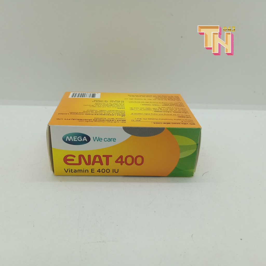 ENAT 400 - VITAMIN E400 IU - Bổ sung và dự phòng thiếu hụt vitamin E