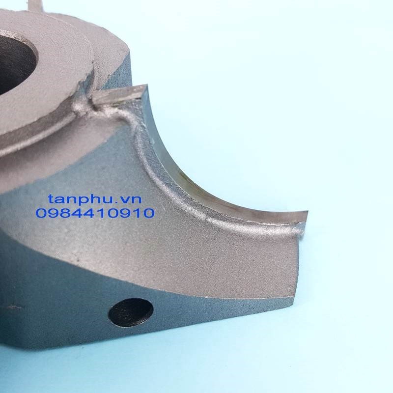 MŨI PHAY TUPY 4 CÁNH BO CỘT TRÒN ĐƯỜNG KÍNH 70MM_R35