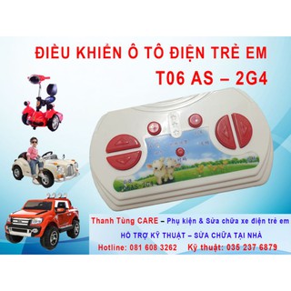 Điều khiển ô tô điện trẻ em T06AS - 2G4