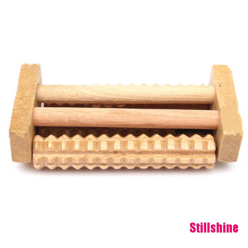 (Hàng Mới Về) Dụng Cụ Mát Xa Chân Bằng Gỗ Tiện Lợi