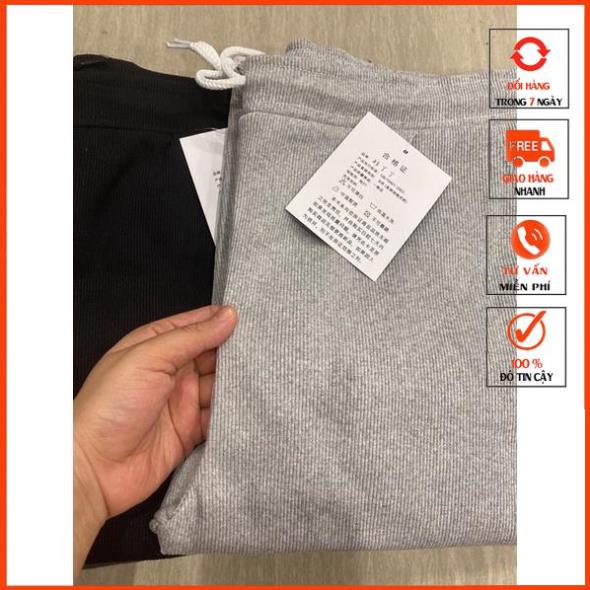 Quần Jogger Len Tăm bo gấu mùa đông ấm ,Quần len tăm phong cách thể thao mã xmtk55