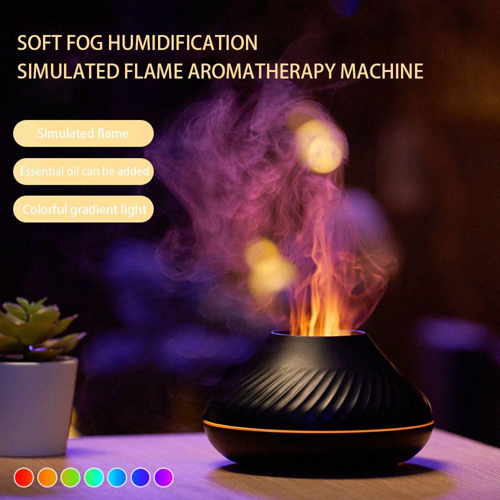 Hương Liệu Mô Phỏng Ngọn Lửa FAY|Máy Xông Tinh Dầu Thơm Bằng Nhựa Cổng USB