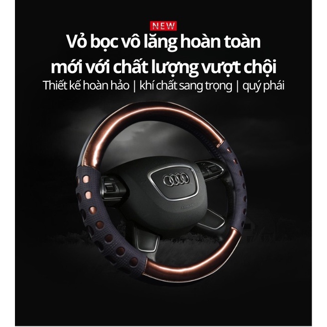 Bọc Vô Lăng Ô Tô Da Bóng Lỗ- Bọc Vô Lăng Chống Trượt  Acf-xcg 8