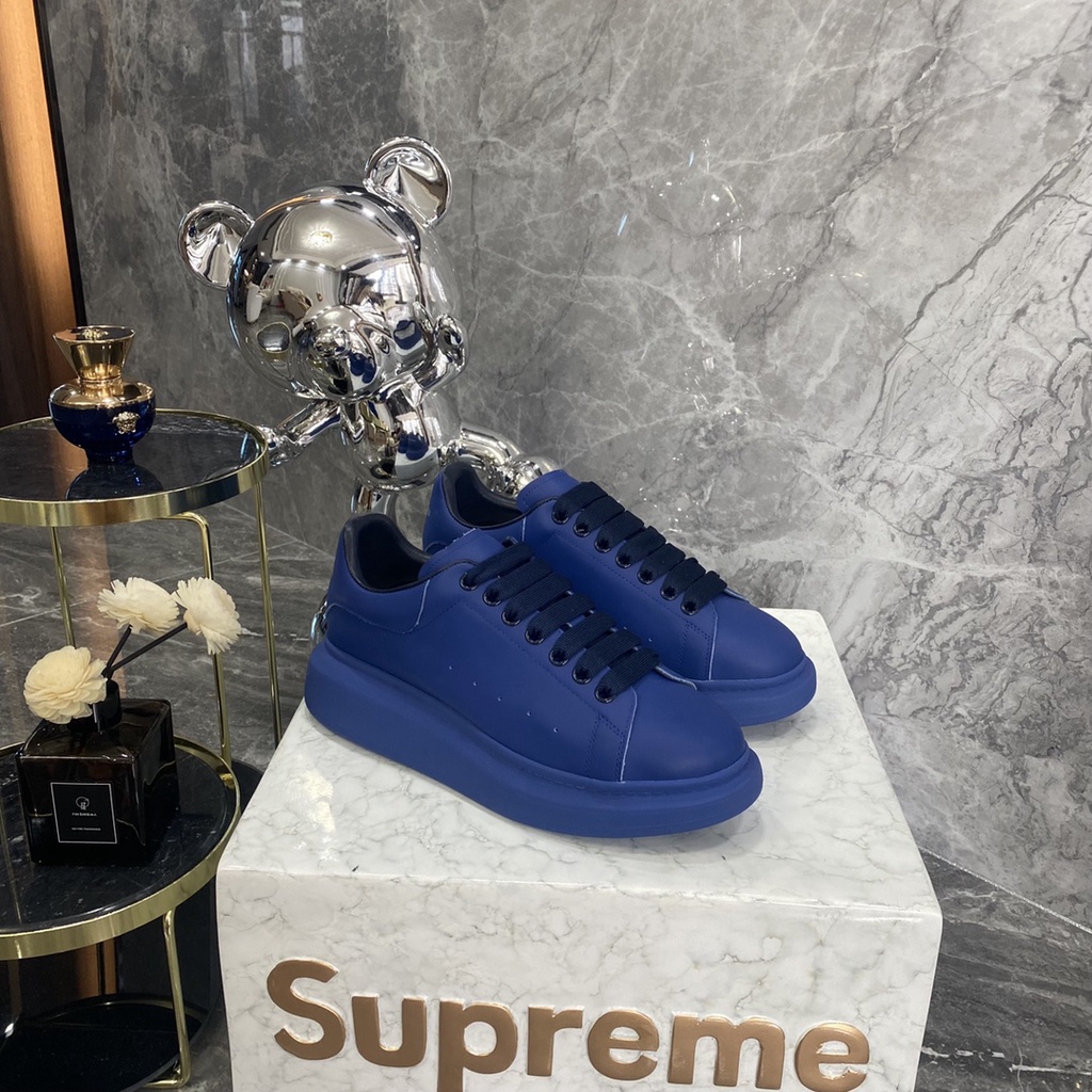 Giày sneaker nam/nữ da thật cao cấp McQueen kiểu dáng trẻ trung, năng động