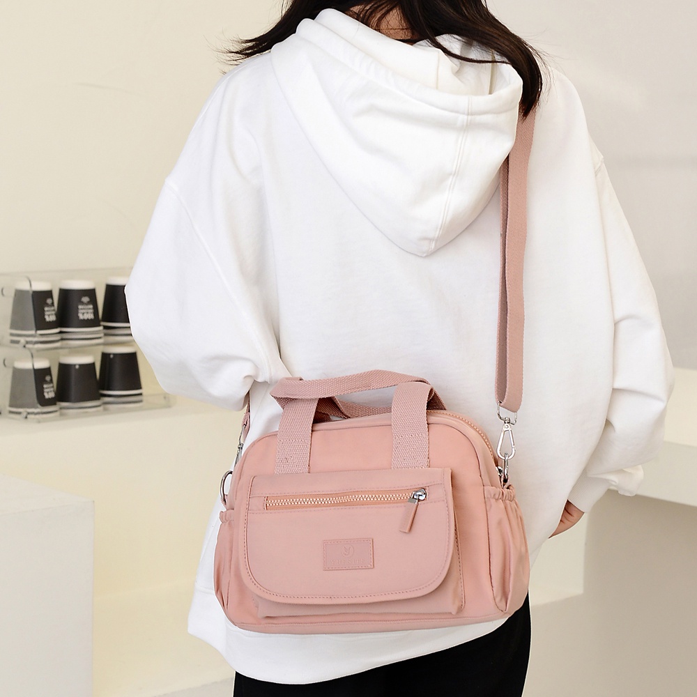 Túi Xách Vải Oxford Siêu Nhẹ Nhiều Ngăn Dung Tích Lớn Phong Cách Mới Cho Nữ