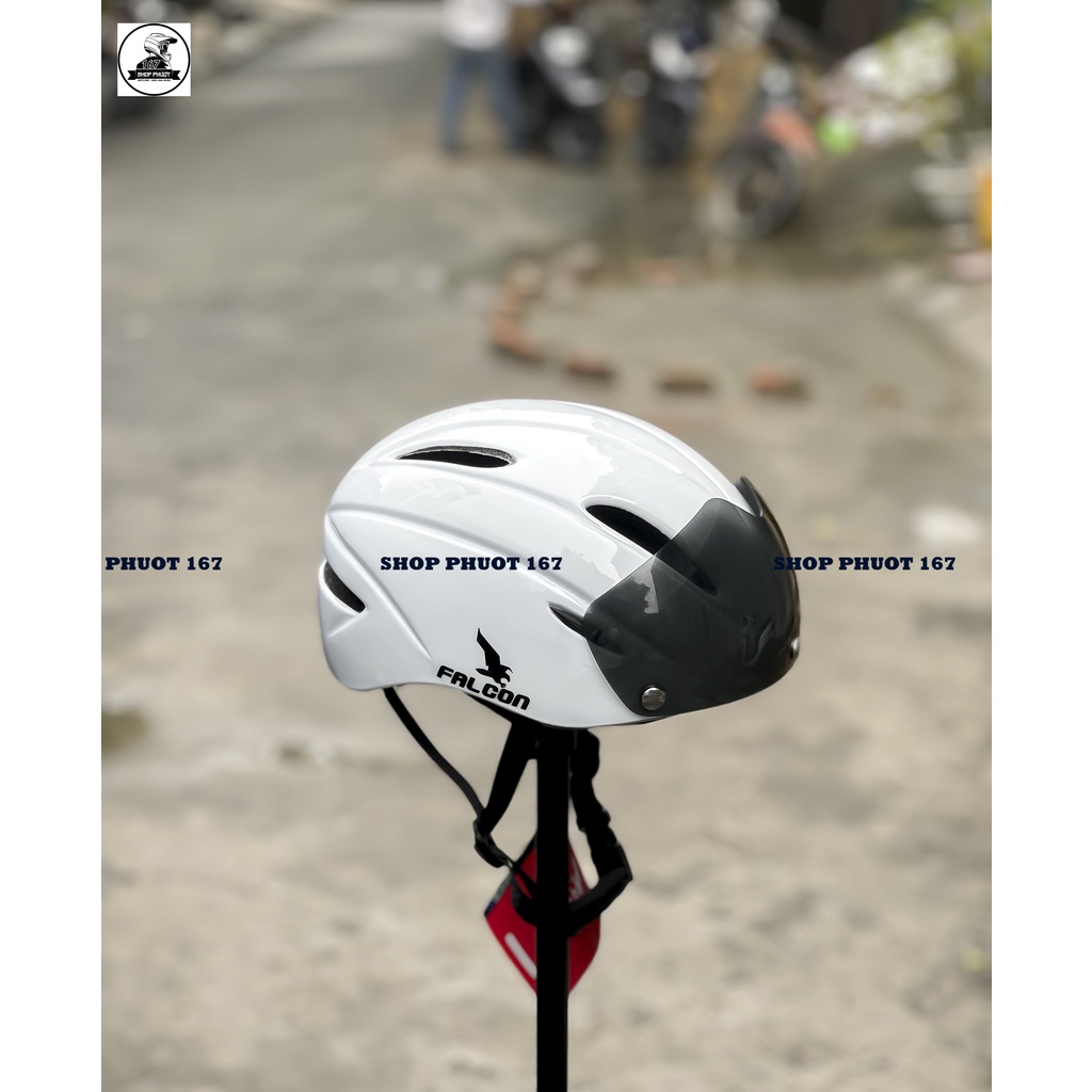 ( Tặng hộp đựng nón) NÓN THỂ THAO FALCON CITY CÓ KÍNH ĐỦ MẪU CHÍNH HÃNG 2022