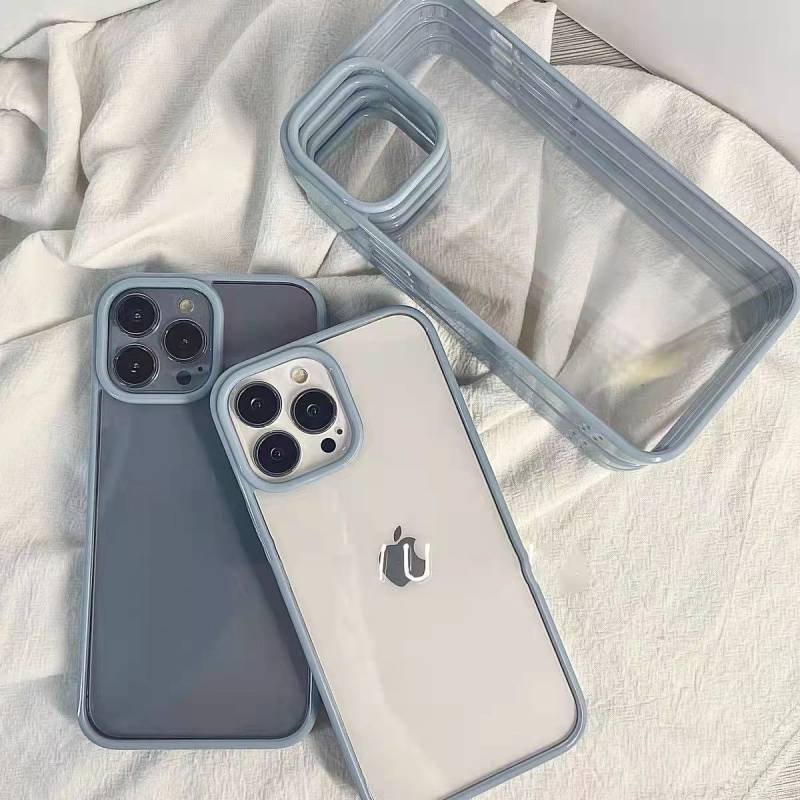 Ốp điện thoại trong suốt bảo vệ điện thoại thích hợp cho Iphone13promax 13pro Apple 12 BPqP