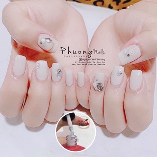 Sơn gel hot màu thạch trắng xám