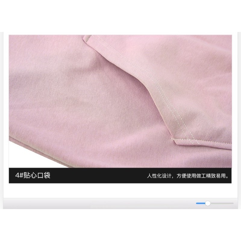 Áo Hoodie da cá 4142 Nelly Heybig dáng unisex form rộng carrot & rabbit 100