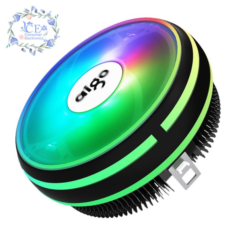 Aigo Lair Rgb Cpu 3Pin Cooler Desktop Computer Cooler for Intel Amd Am4 Lga1200 Lga1151 Darkflash(Standard Edition)