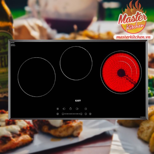 Bếp Điện Từ KAFF KF-IC5801SB - 3 Lò, Kính Schott Ceran, Công Suất 6000W
