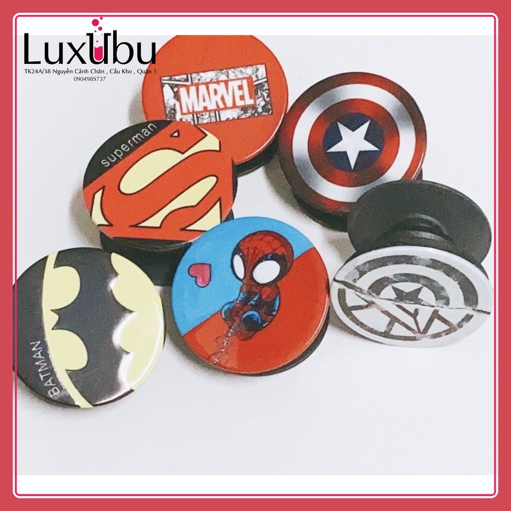 //LUXUBU//  Griptok captain America Marvel Giá đỡ điện thoại / nút chống điện thoại / IRING / Popsocket