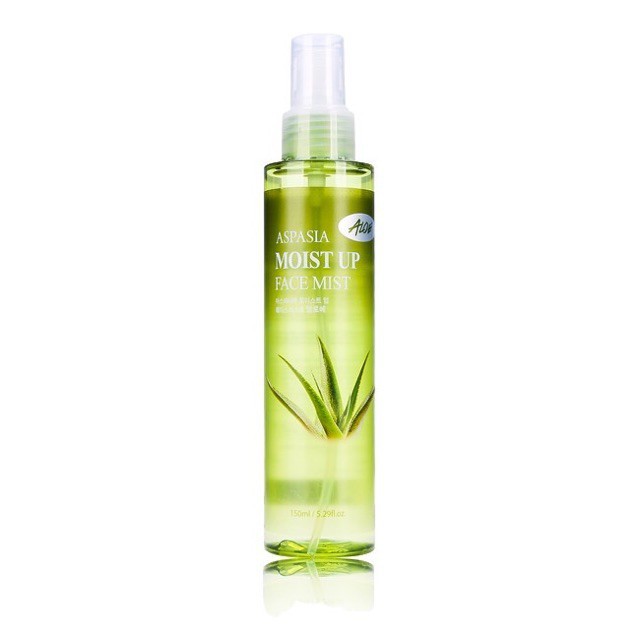  Xịt Khoáng Nha Đam Trắng Sáng Dịu Da Aspasia Moist Up Face Mist Aloe (150ml) 