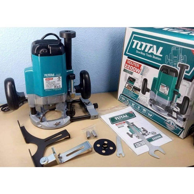 CHÍNH HÃNG] Máy Phay Gỗ Total 2200W TR111226 , Giá Đại Lý, Bảo Hành Chính  Hãng