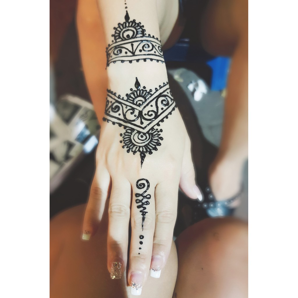 Sỉ 12 tuýp mực Henna golecha chính hãng